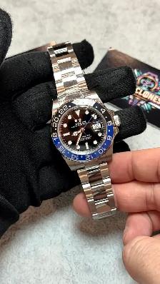 TOP QUALITY 1:1  rolex Watch  rolex gmts master Batman - Photo 9