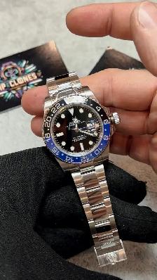 TOP QUALITY 1:1  rolex Watch  rolex gmts master Batman - Photo 10