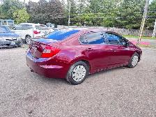 2012 Honda Civic LX 162 KM (Manual) CERTIFIED-WARRANTY - Photo 8