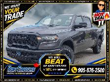 2026 RAM 1500 REBEL | 14.4 SCR | PSNGR SCR | NAV | WLS CHG | HK
