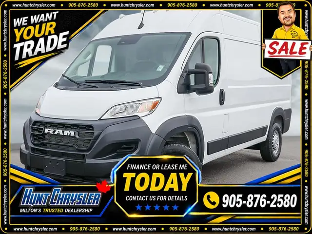 2025 RAM ProMaster Cargo Van 2500 | 136 WB | HR | HTD MIRR | CAR
