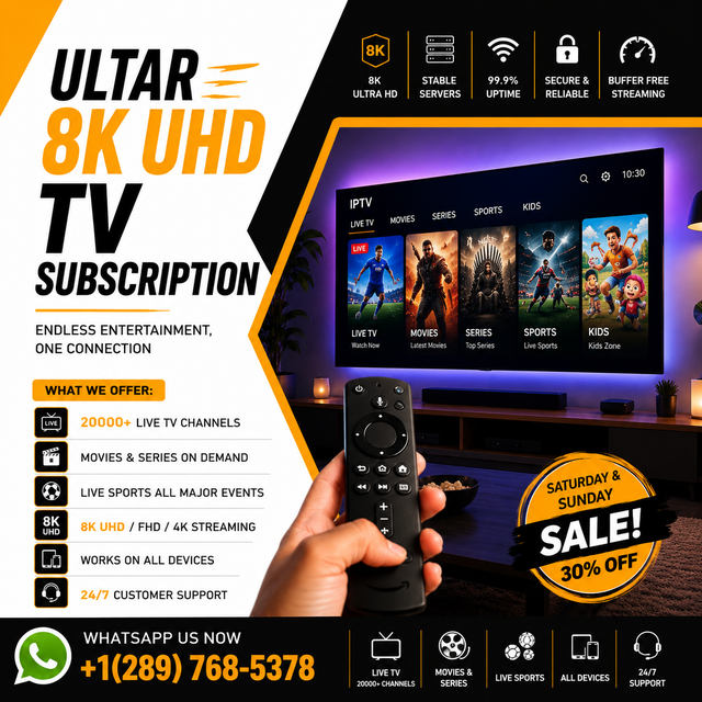 Ultra 8K tv streaming with Latest updates