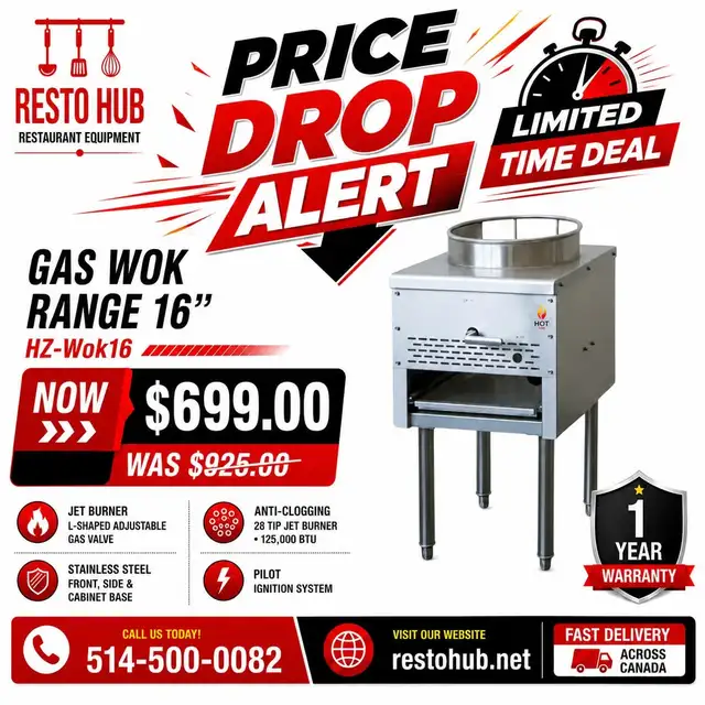 Gas Wok Range 16