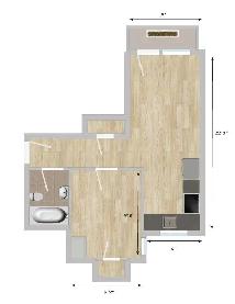 1 CH - 1 SDB - Montréal - $1,340 /mo - Photo 8