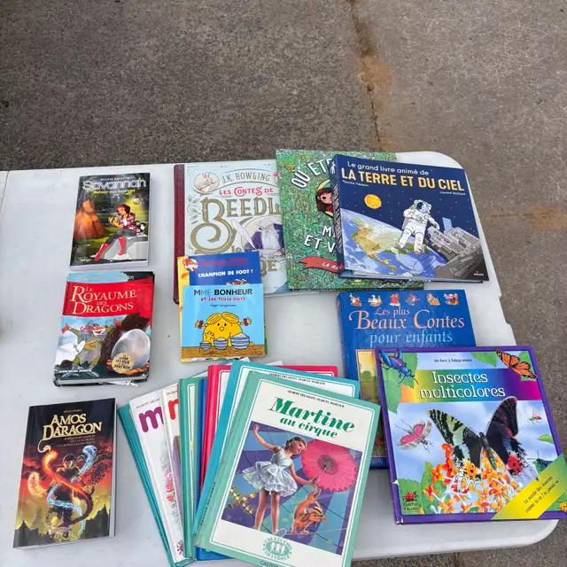 Lot de livres pour enfants - avec 10 livres Martine