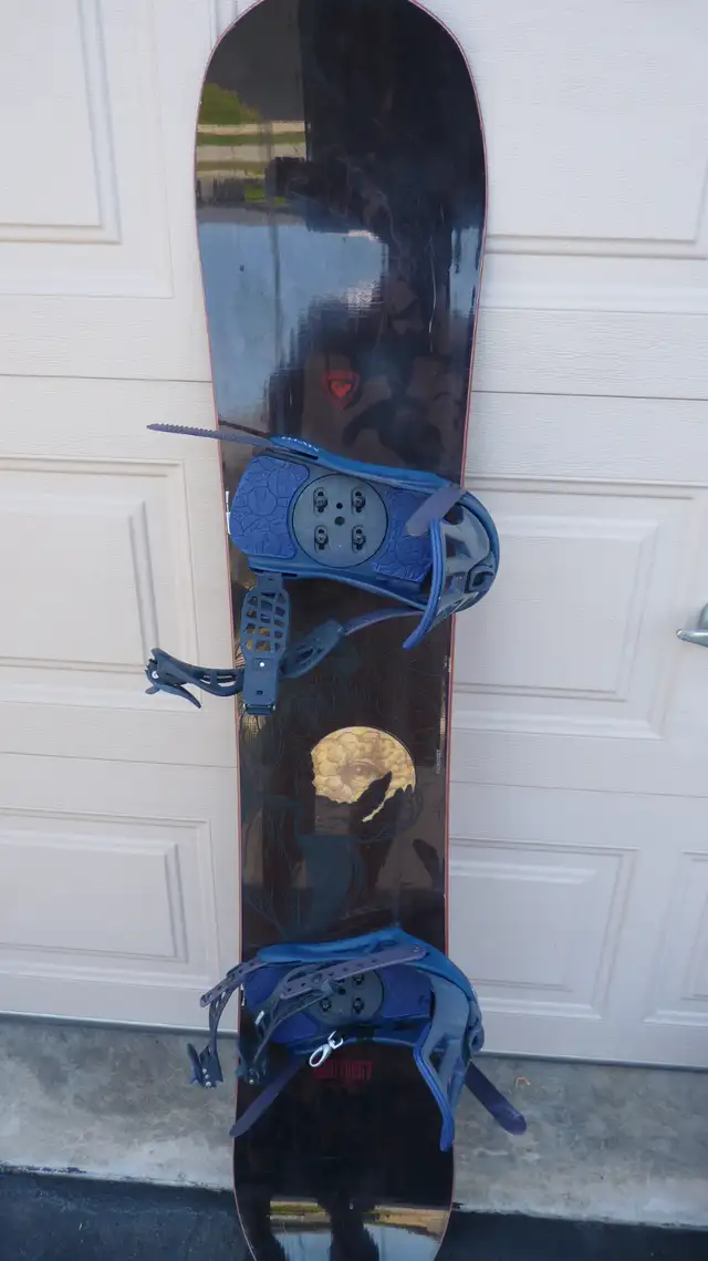 Snowboard with Bindings