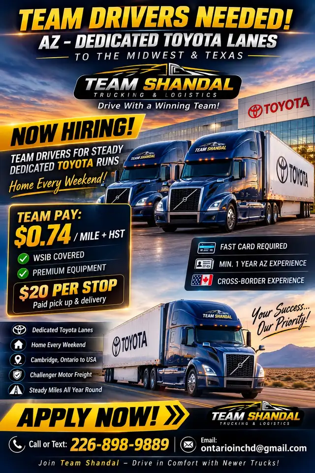 Team Driver needed
