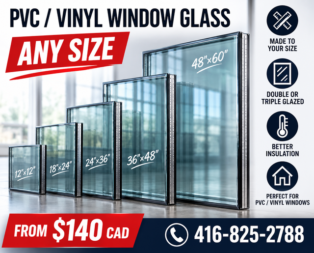 PVC Window Glass – Double & Triple Glazed