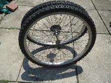 26" Bike Wheels with Tires (Front and Rear) - Photo 3