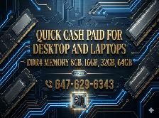 Buying DDR4 Desktop & Laptop RAM In Bulk – Quick Cash Paid