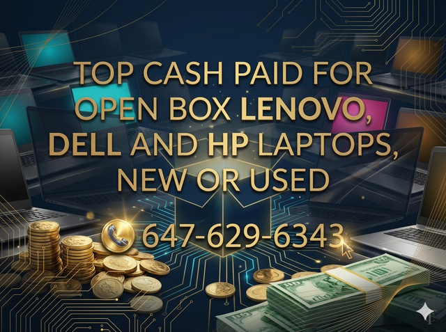 Buying Open Box Lenovo, Dell & HP Laptops – Bulk/Quantity Only