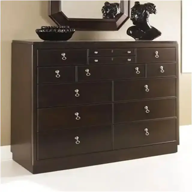 Kincaid solid wood 13 drawer dresser w/marble top