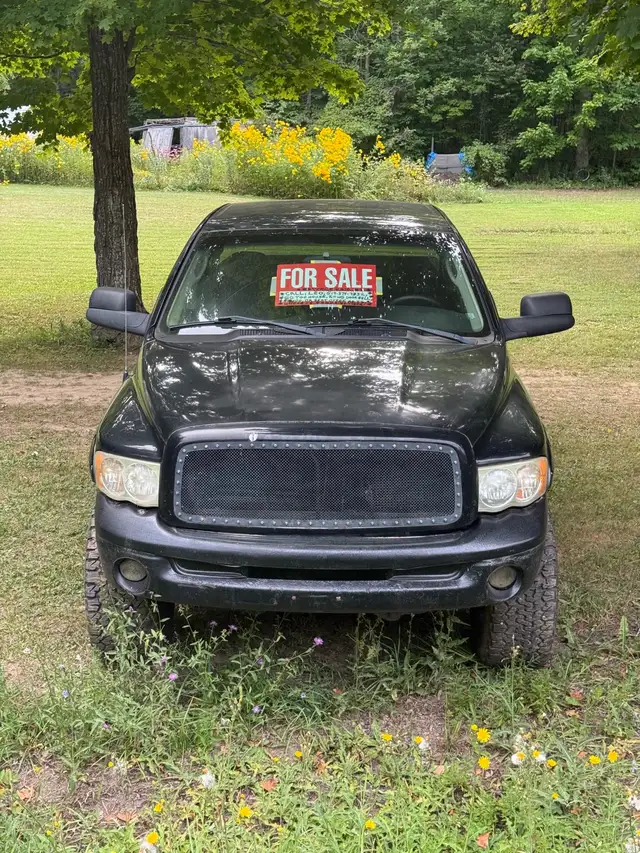 03, DODGE RAM, 5.9 L., V8, 4X4, 360HP, QUAD CAB, 4 SALE/TRADE!!