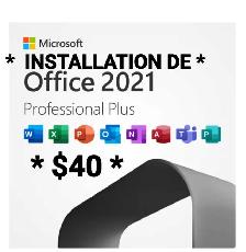 INSTALLATION DE MICROSOFT OFFICE PRO PLUS 2021 ORIGINAL