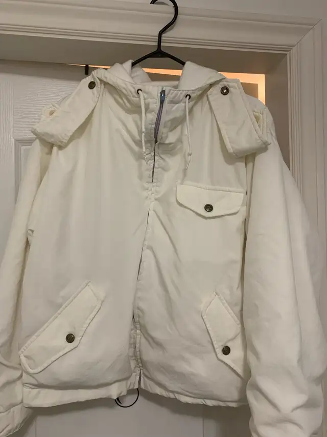 Ralph Lauren White Hooded Jacket