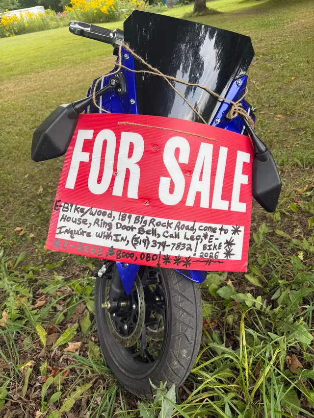 2026, EMMO ZONE 2, 20 AMP, 84 VOLT, E-BIKE, 4 SALE/TRADE!!
