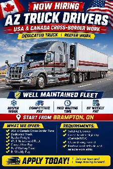 AZ Truck Driver – USA & Canada Cross-Border (Reefer) - Photo 2