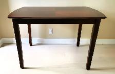 Solid wood dining table and 4 high back chairs - Photo 6