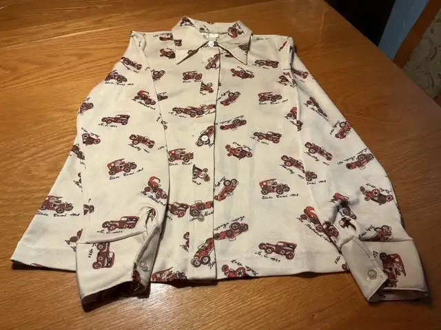 BLOUSE RETRO VOITURES ANCIENNES 1907/1931  MARQUE PETRINI MEDIUM
