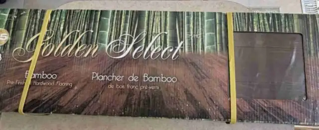 6 box of Golden Select Bamboo Flooring - Espresso (New in Box)