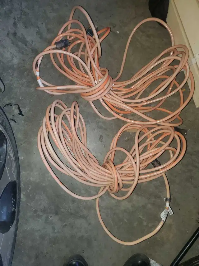 50' 12g Extension Cords x 2