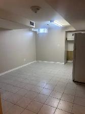 2 bedroom basement for rent available immediately