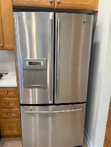 LG Stainless Steel French Door Refrigerator – Working Well