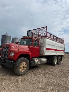 Mack grain and silage truck