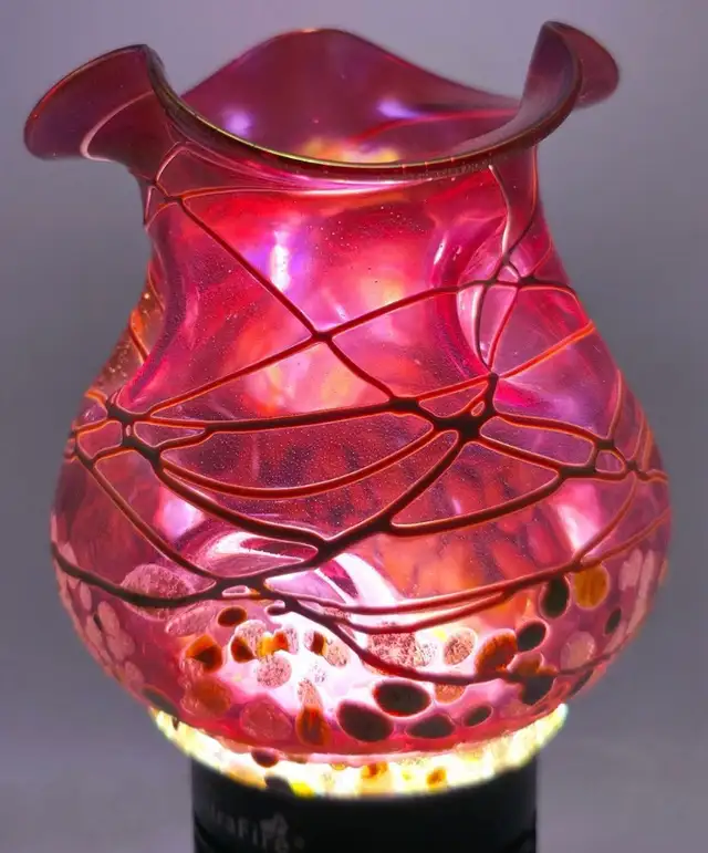 Palmee Koning Art glass cabinet vase