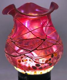 Palmee Koning Art glass cabinet vase
