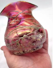 Palmee Koning Art glass cabinet vase - Photo 5