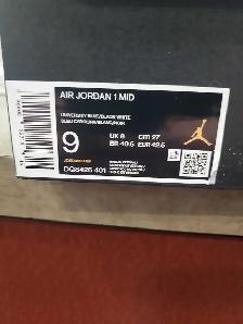 Nike Air Jordan's 1 mid size 9 mens - Photo 6