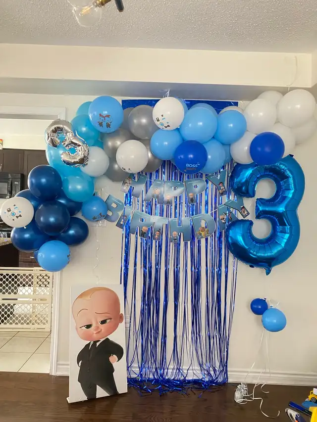 balloons Garland  blue colours