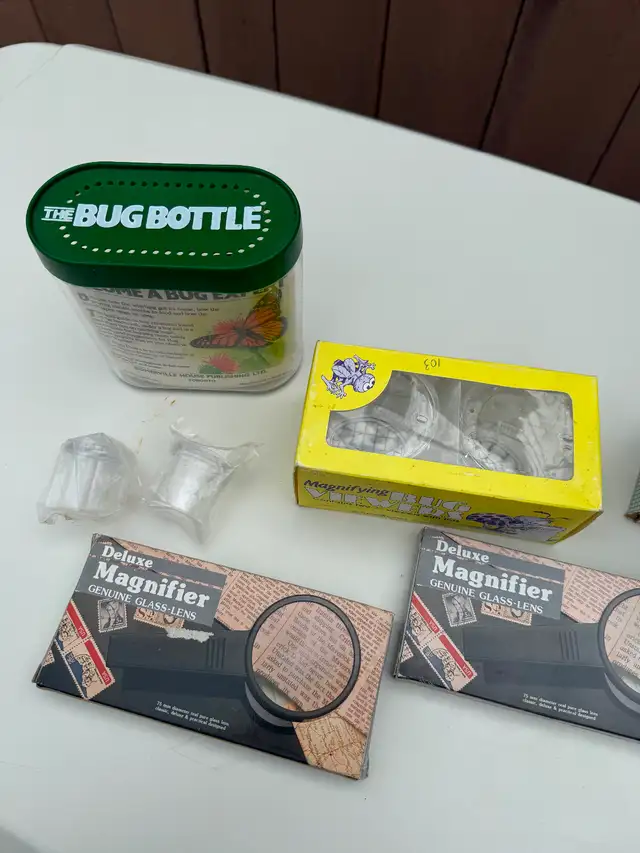Bug Viewers, Magnifying Lens, Ant Farm,