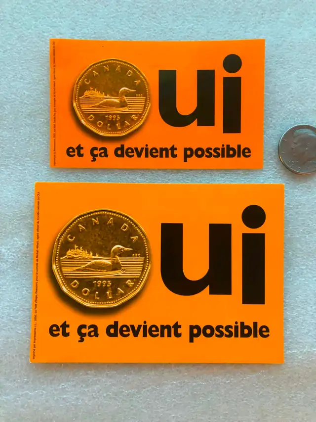 Souvenirs du Oui de 1995