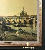 Vintage A. Canaletto (Bellotto) Art - Dresden View of the Elbe - Photo 2