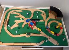 Train Toys, Melissa & Doug Train Table and Train set - Photo 2