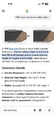 1989 2 horse Gortzen trailer - Photo 7