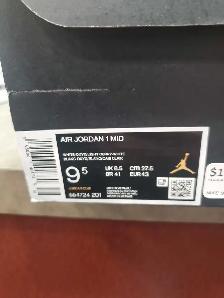 Nike Air Jordan 1 Mid sneakers 9.5M - Photo 5