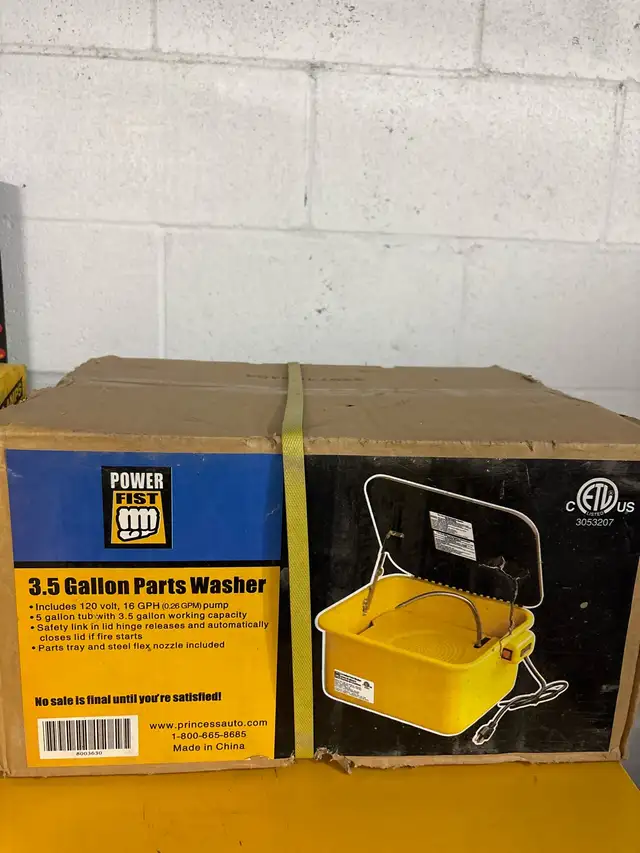 Power Fist 3.5 Gallon Parts Washer