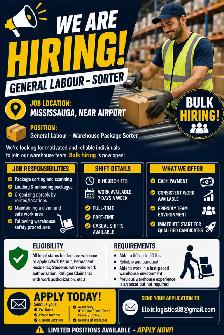 General Labour - Package Sorting