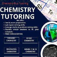 CHEMISTRY TUTORING- university & high school