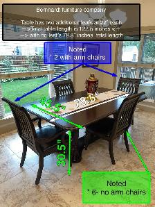dinning room table set