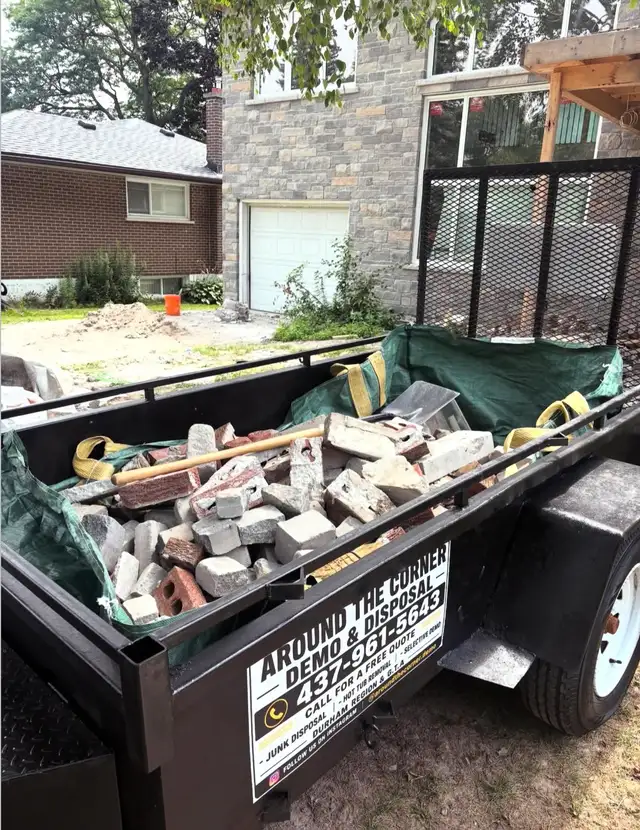 demo, disposal, stone, hot tub & more