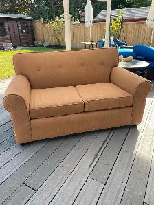 Comfy Brown Loveseat