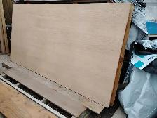 Red Oak Veneer Particle Board - 1 Full Sheet - Lightly Used
