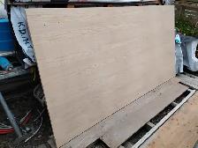 Red Oak Veneer Particle Board - 1 Full Sheet - Lightly Used - Photo 2