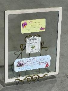 Beautifully Framed Collection Of Vintage French Perfume Ads - Photo 2