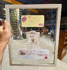 Beautifully Framed Collection Of Vintage French Perfume Ads - Photo 4