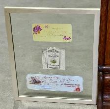 Beautifully Framed Collection Of Vintage French Perfume Ads - Photo 6